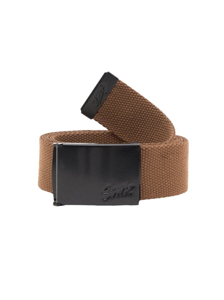 Moudda PULL & BEAR - Ceinture - Poly Canvas Chameau / Boucle Noire - Tunisie 1