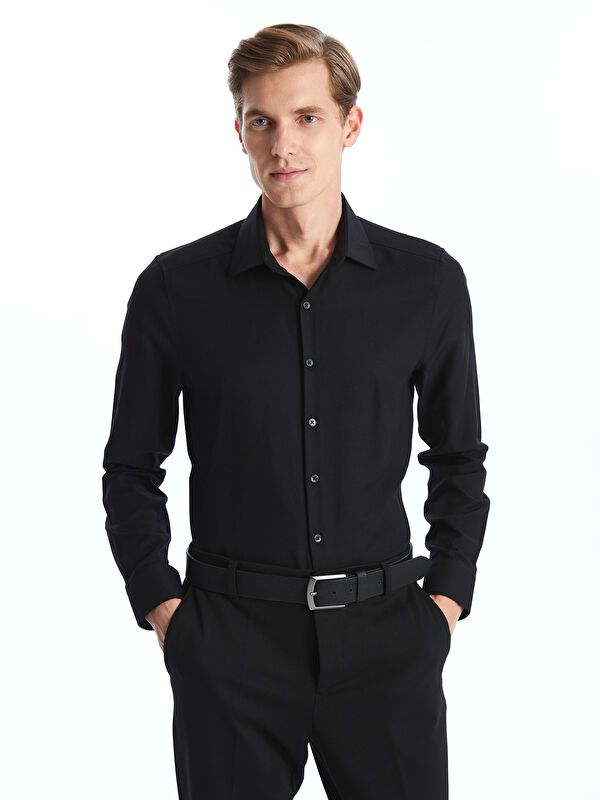 Moudda LC Waikiki - Chemise tissée à manches longues pour Hommes - Tunisie 1