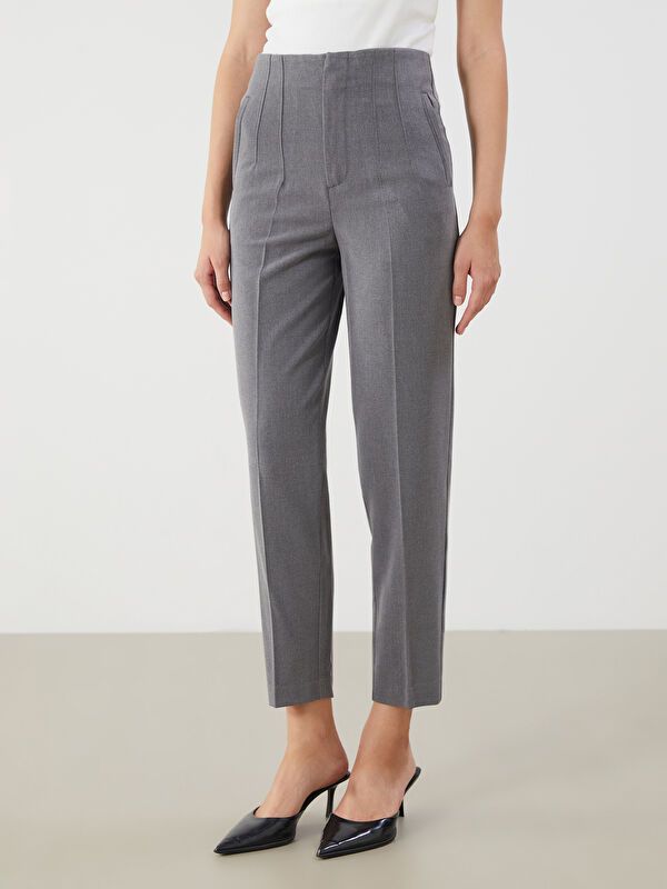 Moudda LC Waikiki - Pantalon tissé moyen Femme Mélange de gris - Tunisie 2