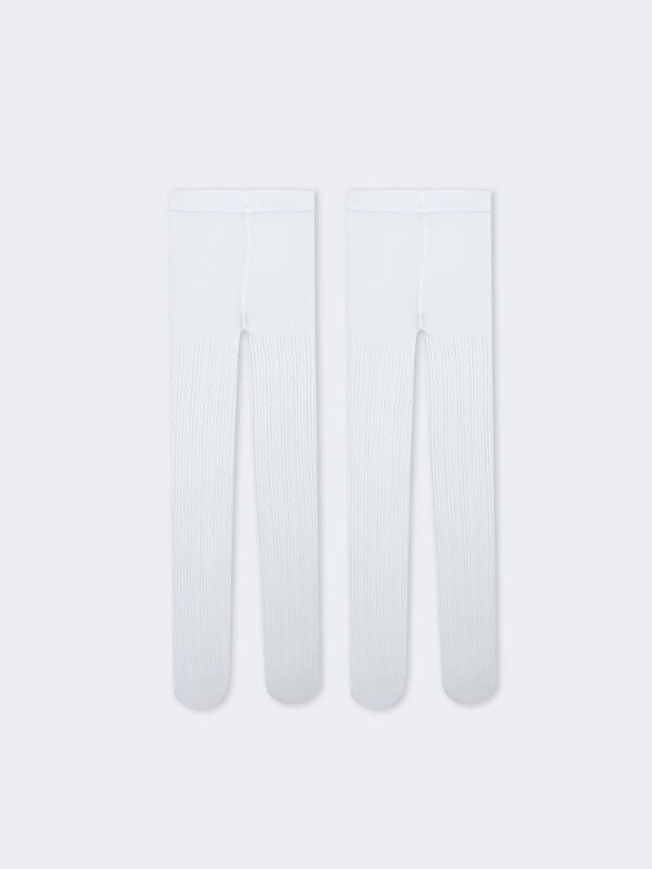 Moudda LC Waikiki - Collants fins Fille Blanc brillant - Tunisie 1