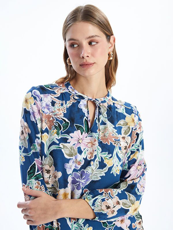 Moudda LC Waikiki - Chemise tissée imprimée cv à manches longues pour Femmes - Tunisie 1