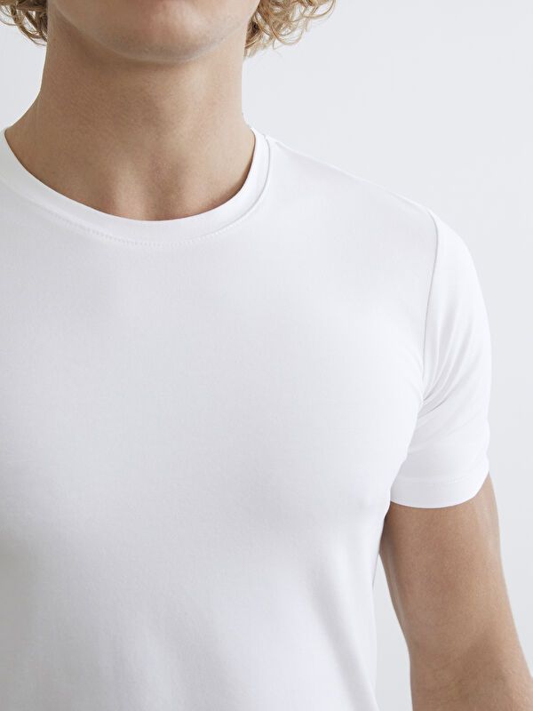 Moudda LC Waikiki - T-shirt basique manches courtes en jersey - Tunisie 3