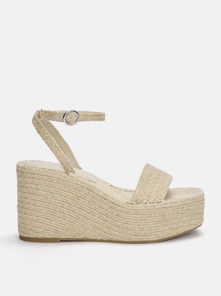 Moudda PULL & BEAR - Espadrilles à Talon en Jute Bracelet - Tunisie 6