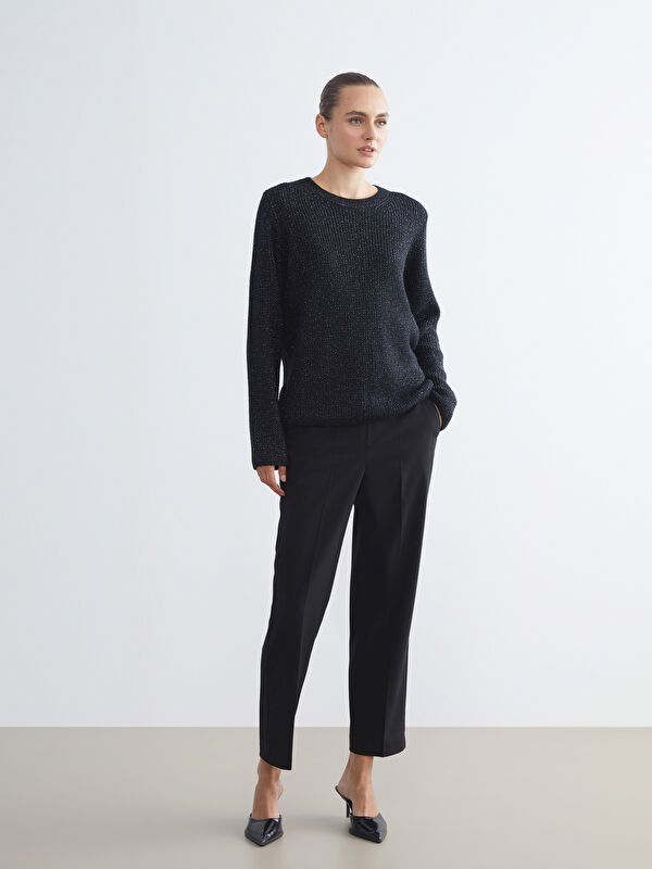 Moudda LC Waikiki - Pantalon tissé moyen Femme Noir - Tunisie 1