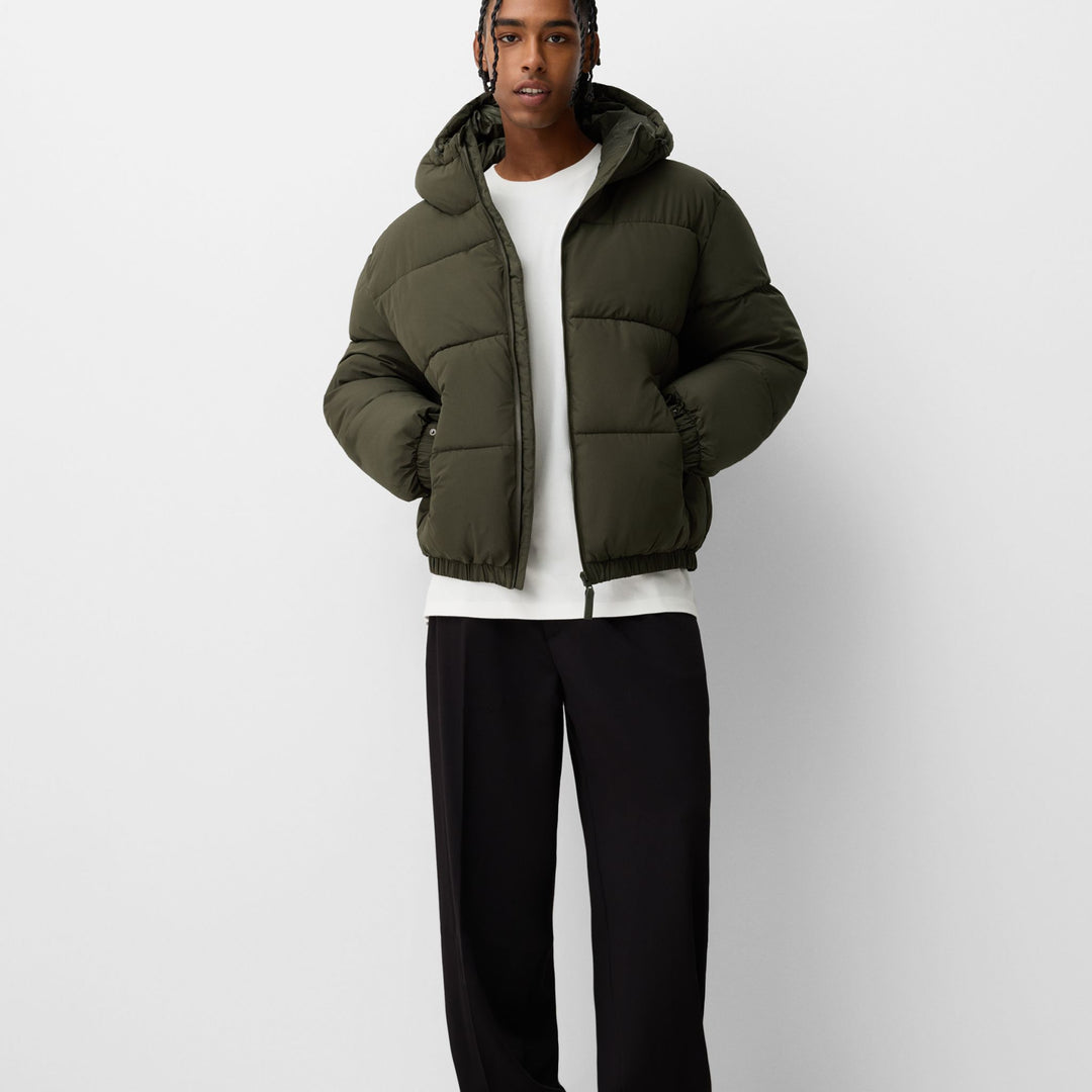 Moudda BERSHKA - Veste Technique Puffy - Capuche - Tunisie 1