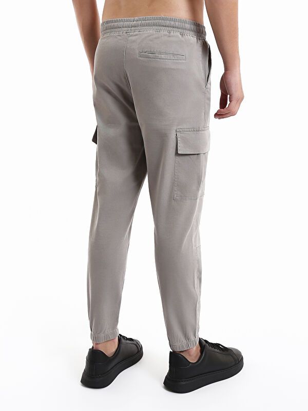 Moudda LC Waikiki - Pantalon cargo en tissu couleur Gris pour hommes - Tunisie 5