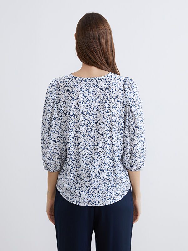 Moudda LC Waikiki - Chemisier (blouse) imprimé manches longues en tissu pour Femme - Tunisie 4