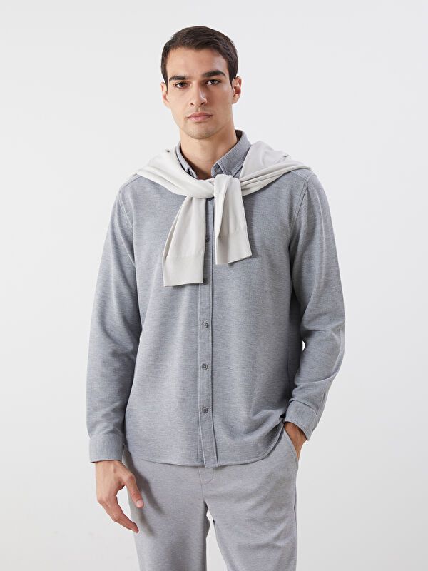 Moudda LC Waikiki - Chemise tissée à manches longues pour Hommes - Tunisie 1