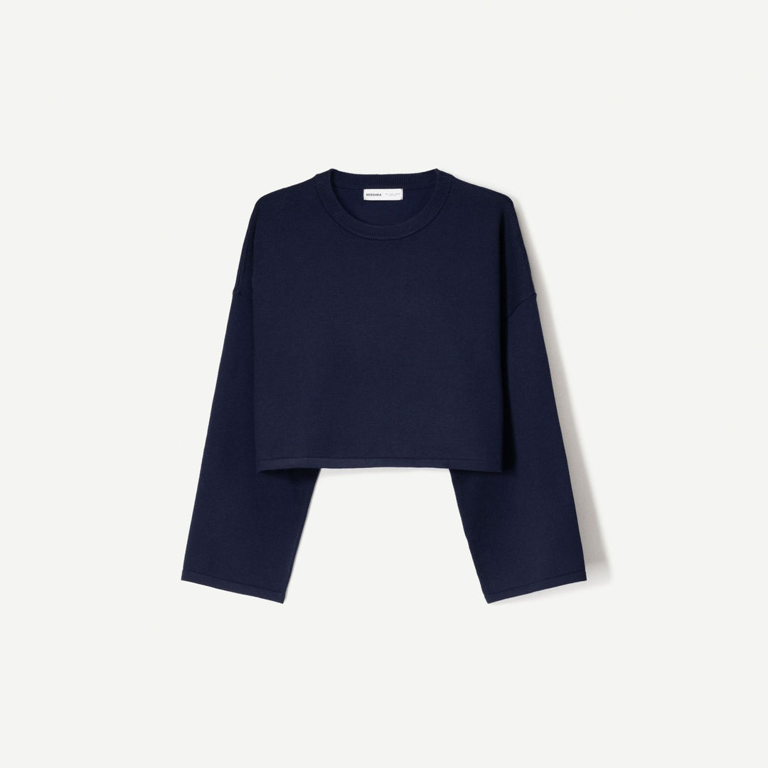 Moudda BERSHKA - Pull Crop - Rayures & Col Rond - Tunisie 1