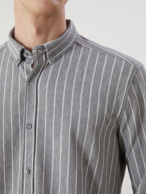 Moudda LC Waikiki - Chemise tissée à manches longues pour Hommes - Tunisie 3