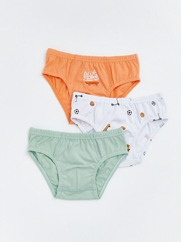 Moudda LC Waikiki - sous-vêtement (slip) en jersey pour Garçon couleur Blanc imprimé - Tunisie 1