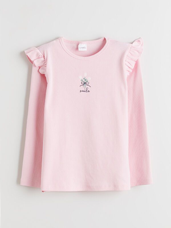 Moudda LC Waikiki - Sous-vêtement jersey pyjama manches longues milieu pour Filles - Tunisie 2