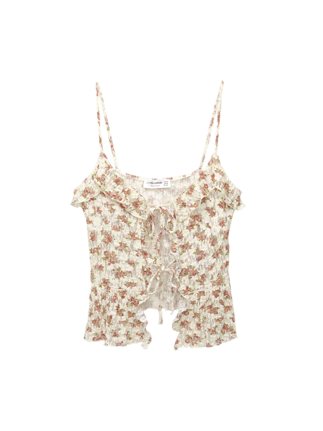 Moudda PULL & BEAR - Top - Volant & Dentelle Fleur - Tunisie 1