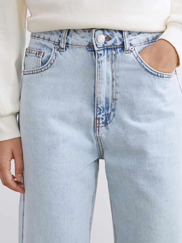 Moudda LC Waikiki - pantalon tissé en jean pour Femmes - Tunisie 3