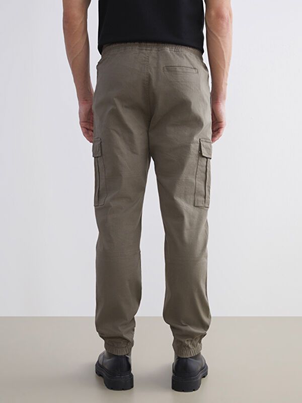 Moudda LC Waikiki - Pantalon cargo tissé Homme Brun clair - Tunisie 4