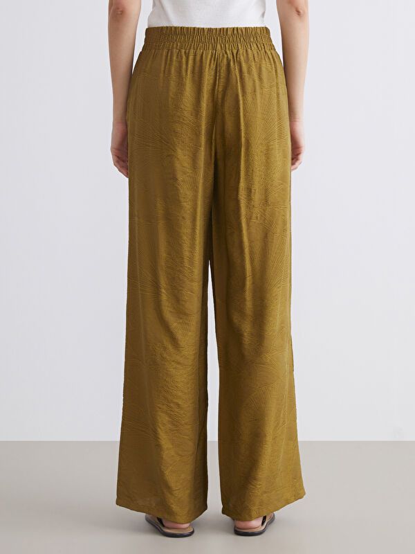 Moudda LC Waikiki - Pantalon tissé fin Femme Vert olive - Tunisie 4