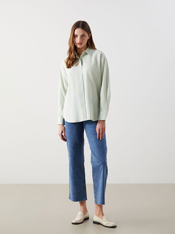 Moudda LC Waikiki - Chemise tissée à manches longues pour Femmes - Tunisie 2