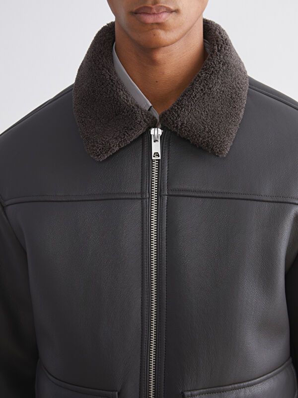 Moudda LC Waikiki - Manteau en cuir PU lourd pour Hommes - Tunisie 3