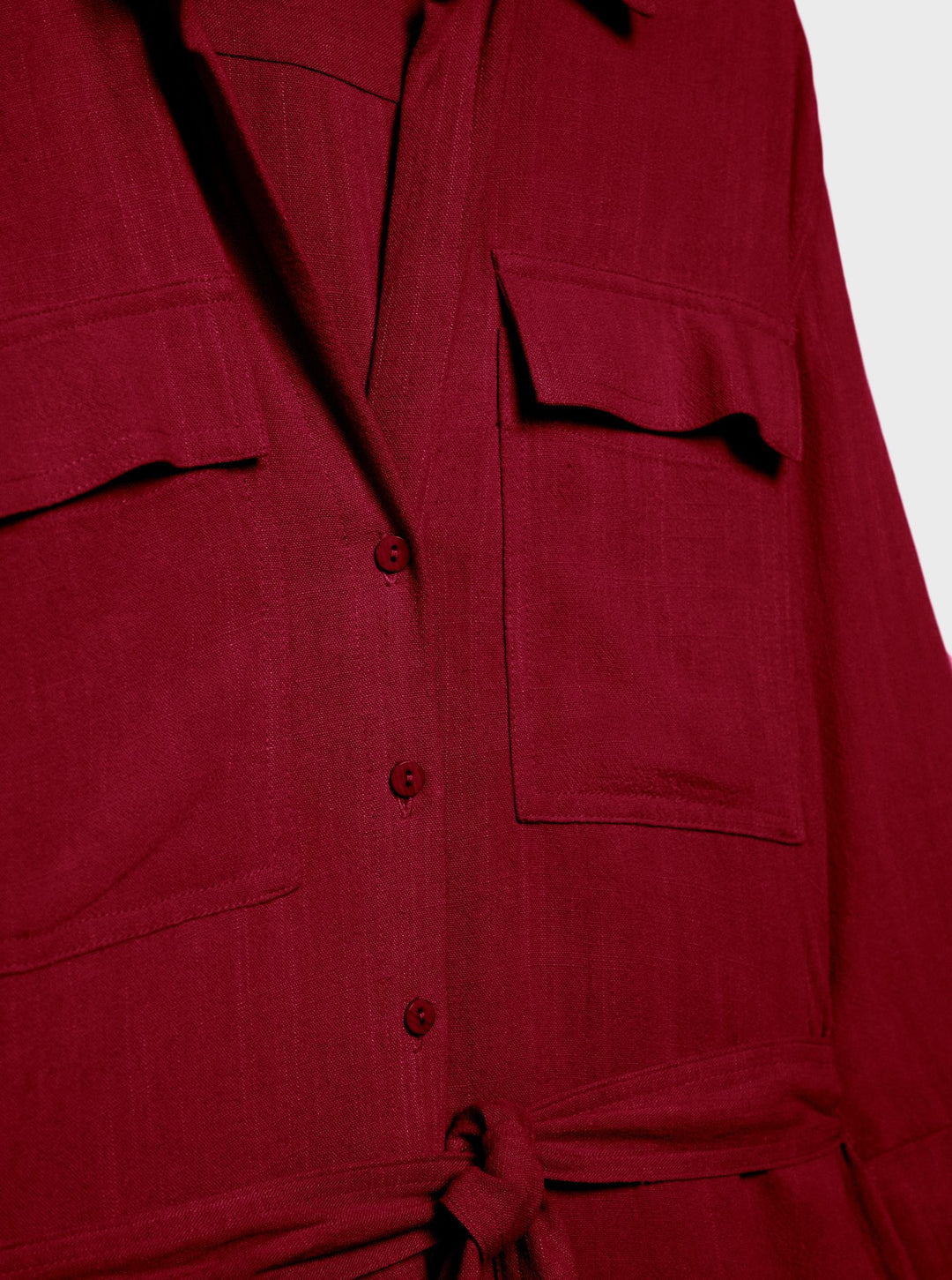 Moudda STRADIVARIUS - Surchemise Rustique avec Ceinture Unie - Tunisie 2