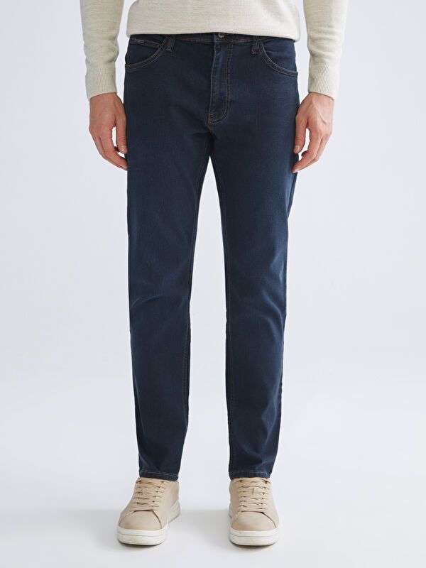 Moudda LC Waikiki - Jean basique en denim couleur Rodeo foncé pour hommes - Tunisie 2