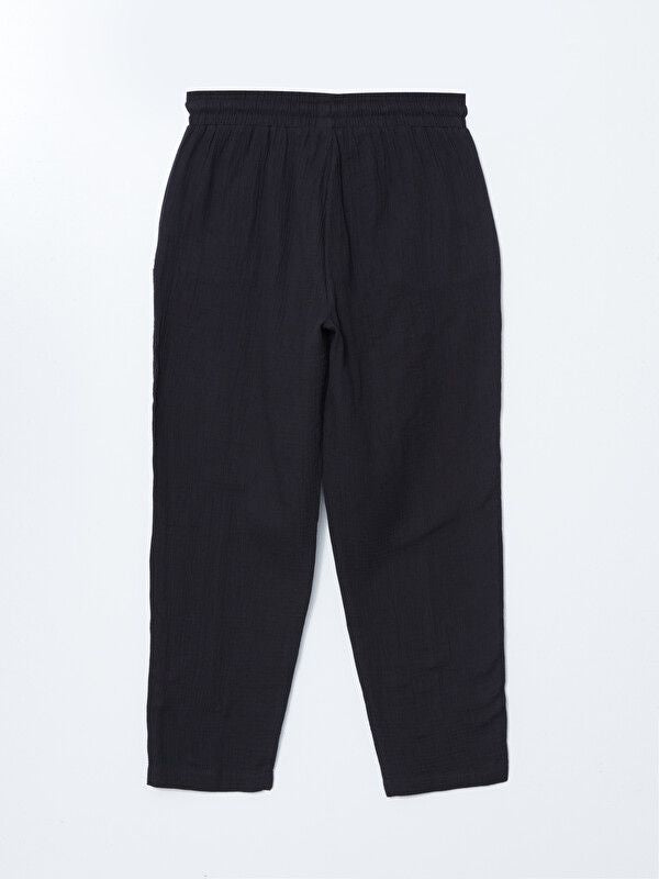 Moudda LC Waikiki - Pantalon fin en tissu pour Femme couleur Noir - Tunisie 2