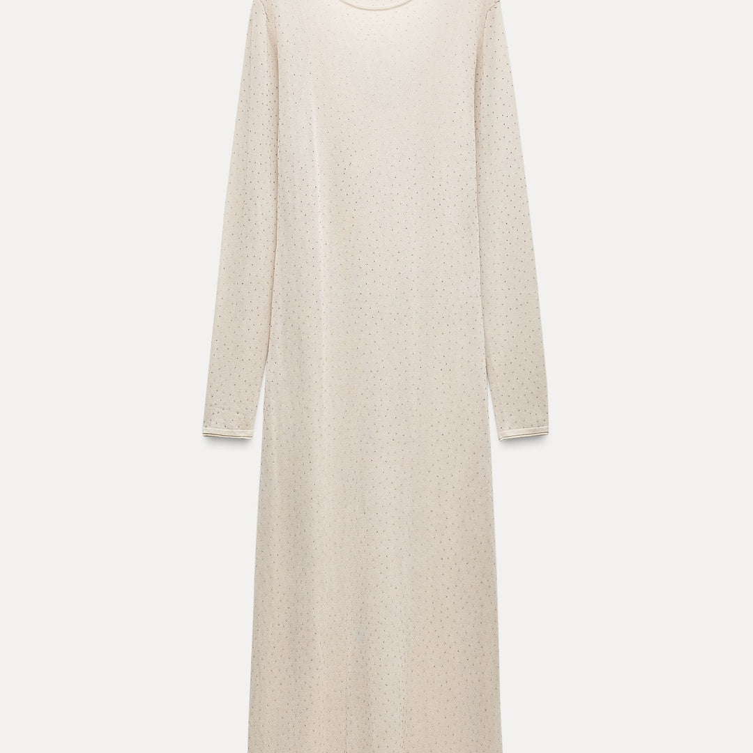 Moudda ZARA - Robe longue fine doublée, strass intégral - Tunisie 1