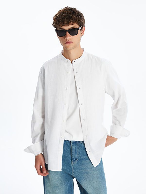 Moudda LC Waikiki - Chemise tissée à manches longues pour Hommes - Tunisie 1