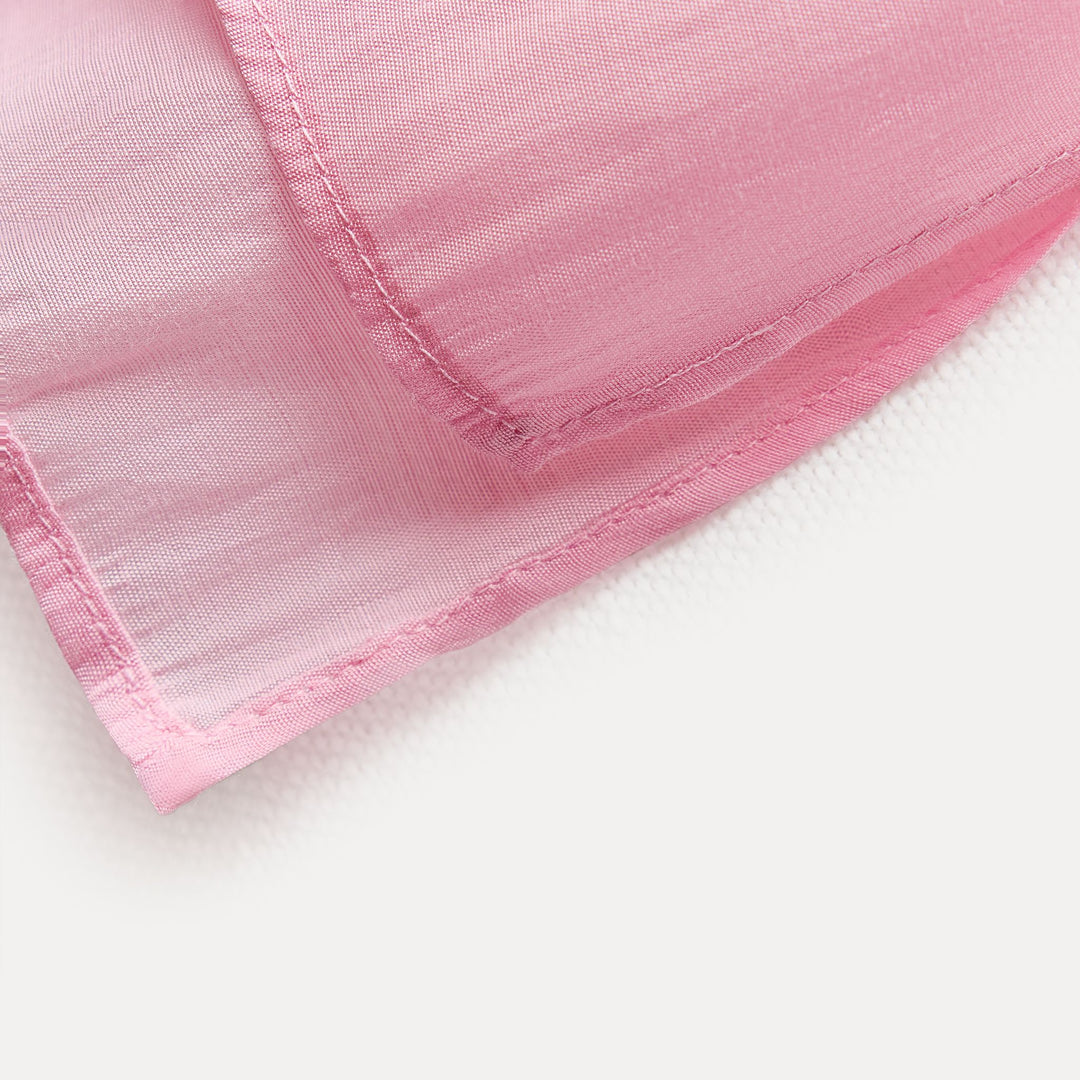 Moudda ZARA - Blouse romantique manches courtes petit nœud décolleté - Tunisie 5