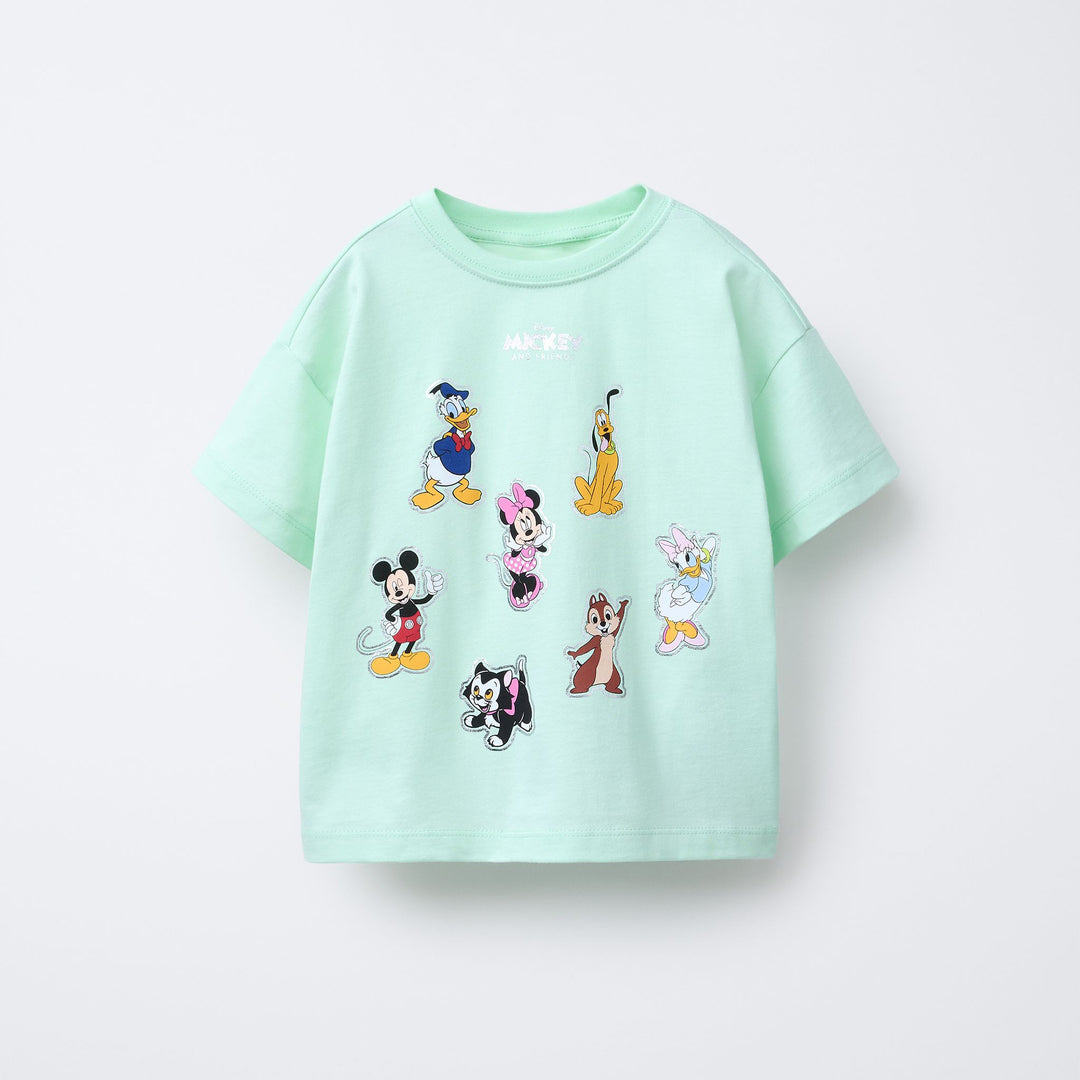 Moudda ZARA - T-Shirt Enfant - Multi-personnages Disney Foil - Tunisie 1