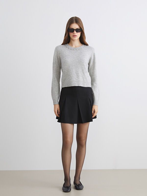 Moudda LC Waikiki - Pull en tricot Femme Gris - Tunisie 2