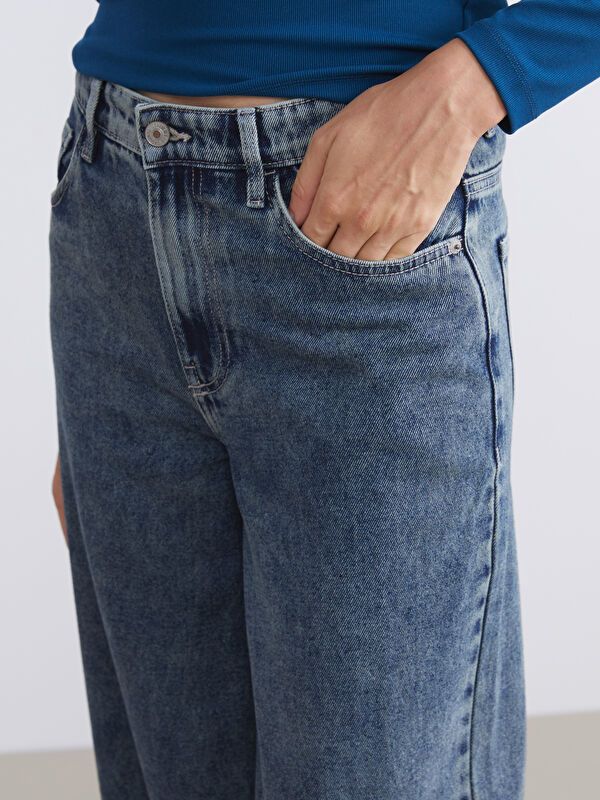 Moudda LC Waikiki - pantalon en jean tissé pour Femmes - Tunisie 3