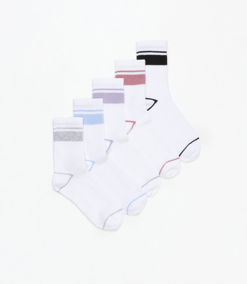 Moudda Lefties - Pack 5 Chaussettes Longues Sport - Rayures - Tunisie 2