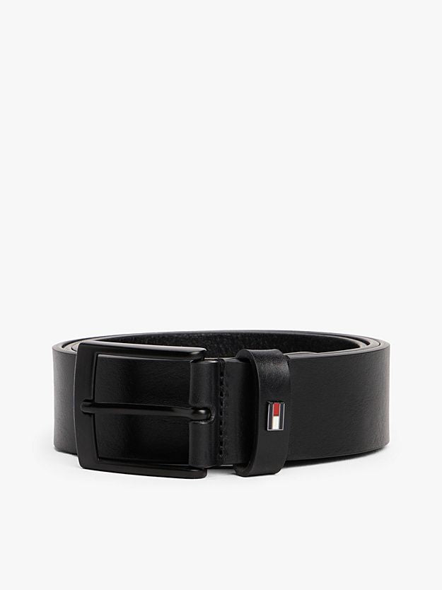 Moudda Tommy Hilfiger - Ceinture En Cuir À Drapeau En Émail  - Tunisie 3