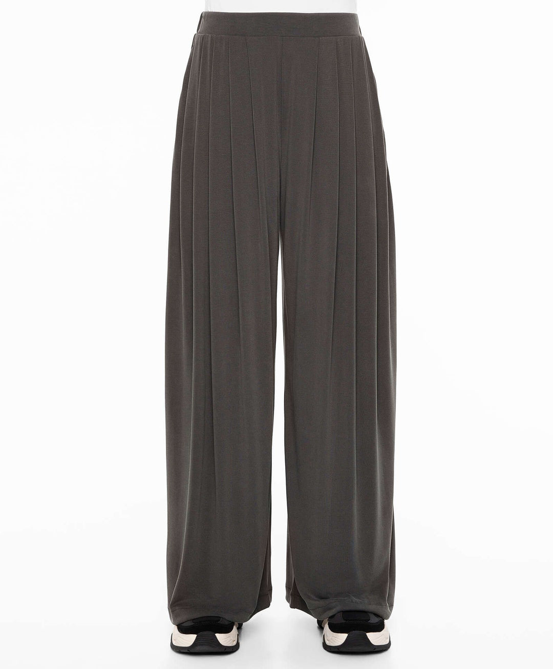 Moudda Oysho - Pantalon Long Droit Extra Large - Plis Modal/Polyester - Tunisie 6