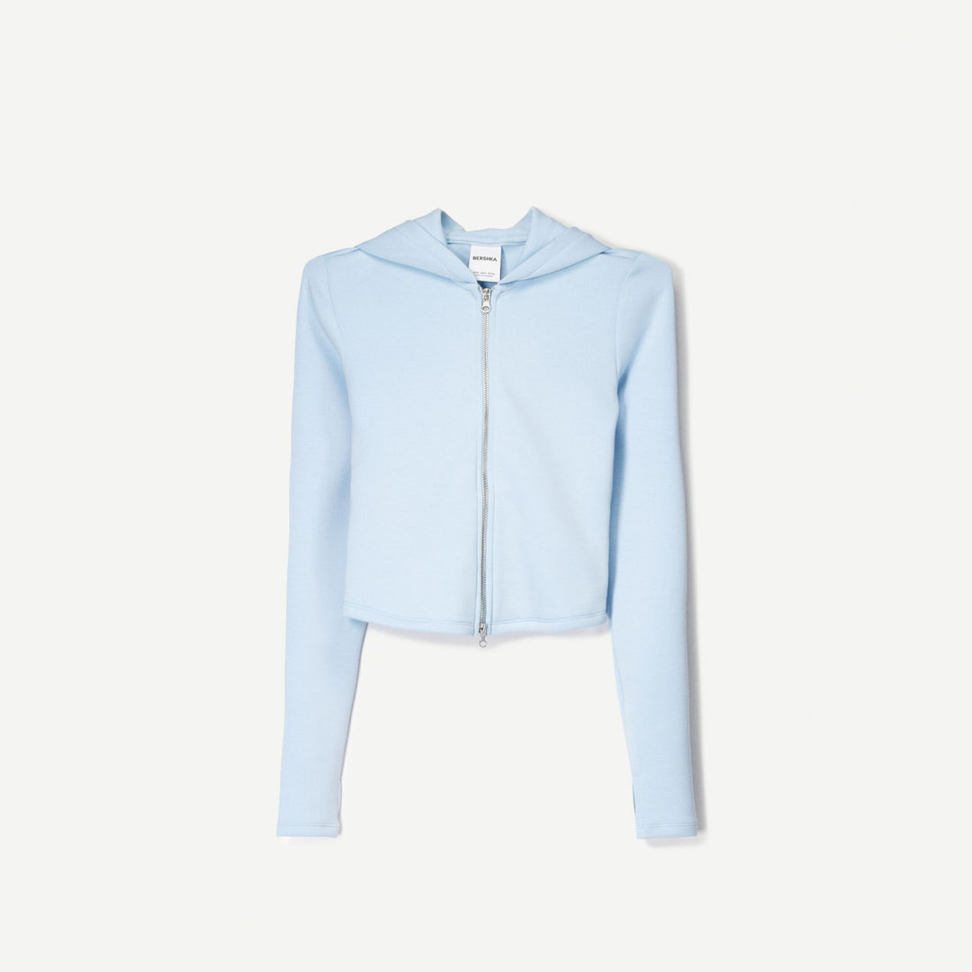Moudda BERSHKA - Veste Ajustée - Sweat Capuche Modal - Tunisie 1
