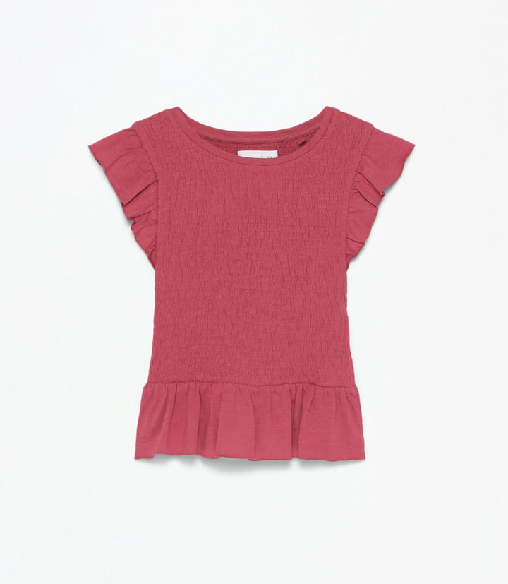Moudda Lefties - T-Shirt - Élastique & Volant Fille D4 - Tunisie 1