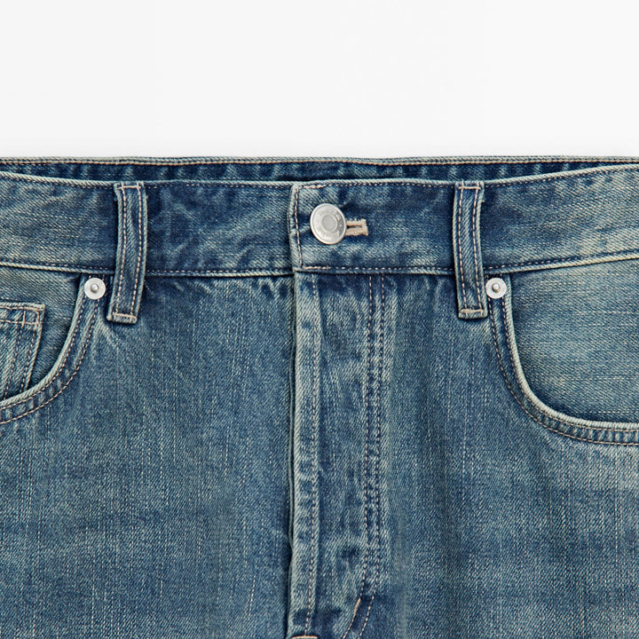 Moudda Massimo Dutti - Pantalon jean vintage selvedge coupe fuselée - Tunisie 4