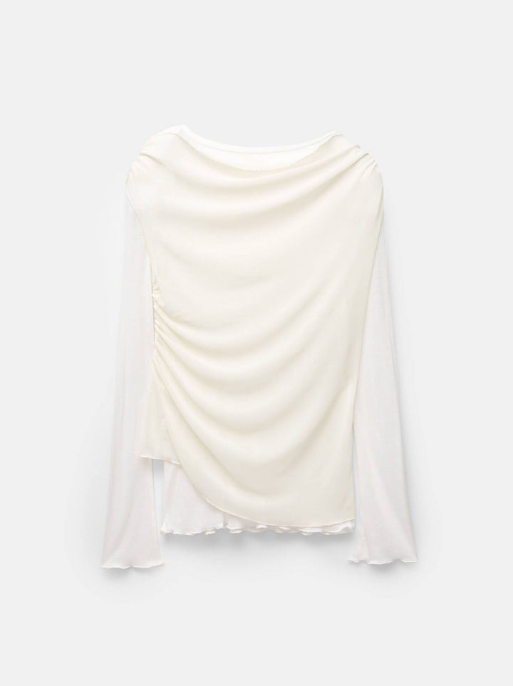 Moudda PULL & BEAR - T-Shirt Double - Asymétrique & Transparent - Tunisie 3