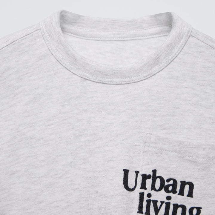 Moudda ZARA - T-shirt enfant gris imprimé flocké - Tunisie 3