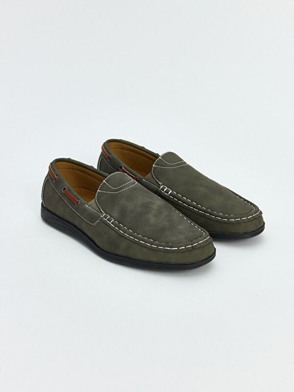 Moudda LC Waikiki - Chaussures classiques confort pour Homme couleur Vert kaki - Tunisie 1
