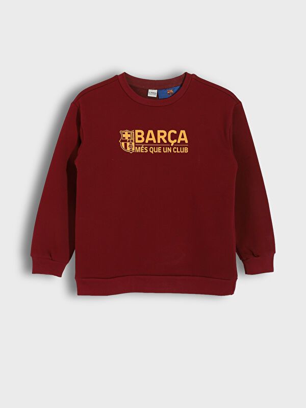 Moudda LC Waikiki - Sweatshirt en jersey sous licence Garçon Bordeaux - Tunisie 1