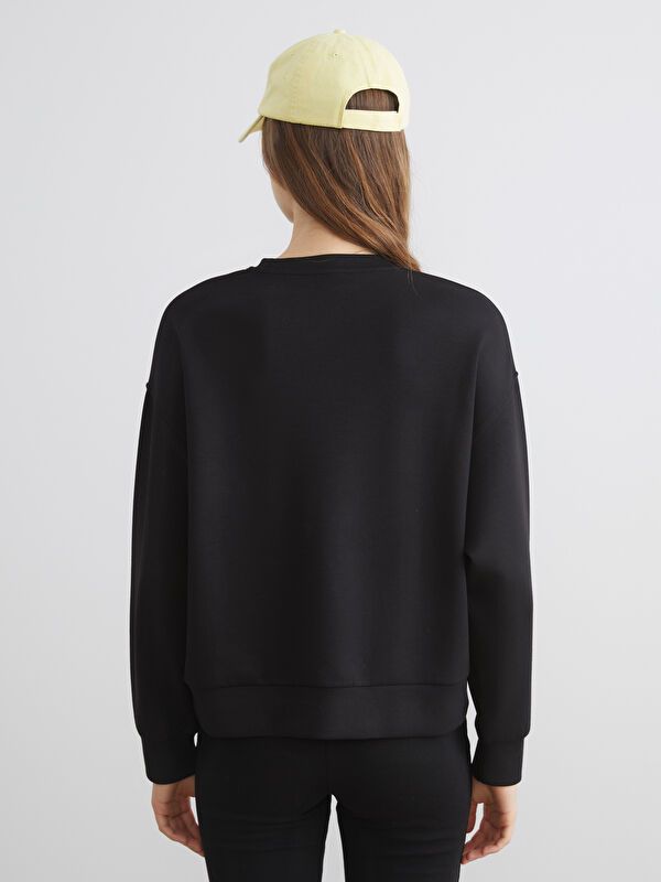 Moudda LC Waikiki - Sweatshirt en jersey Femme Noir - Tunisie 4