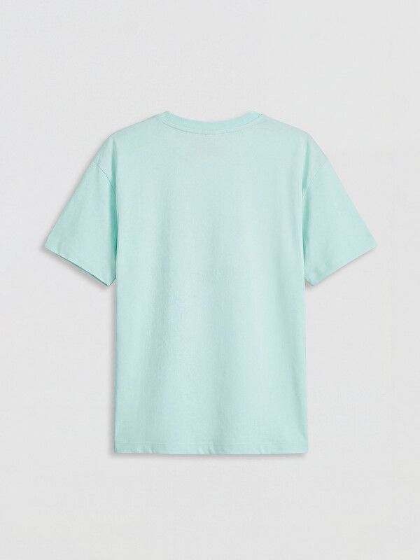 Moudda LC Waikiki - Body manches courtes en jersey pour Fille couleur  Vert aqua clair - Tunisie 2