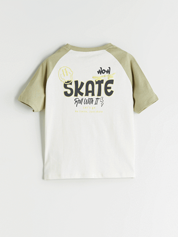 Moudda LC Waikiki - T-shirt en jersey manches courtes Garçon Beige clair - Tunisie 5