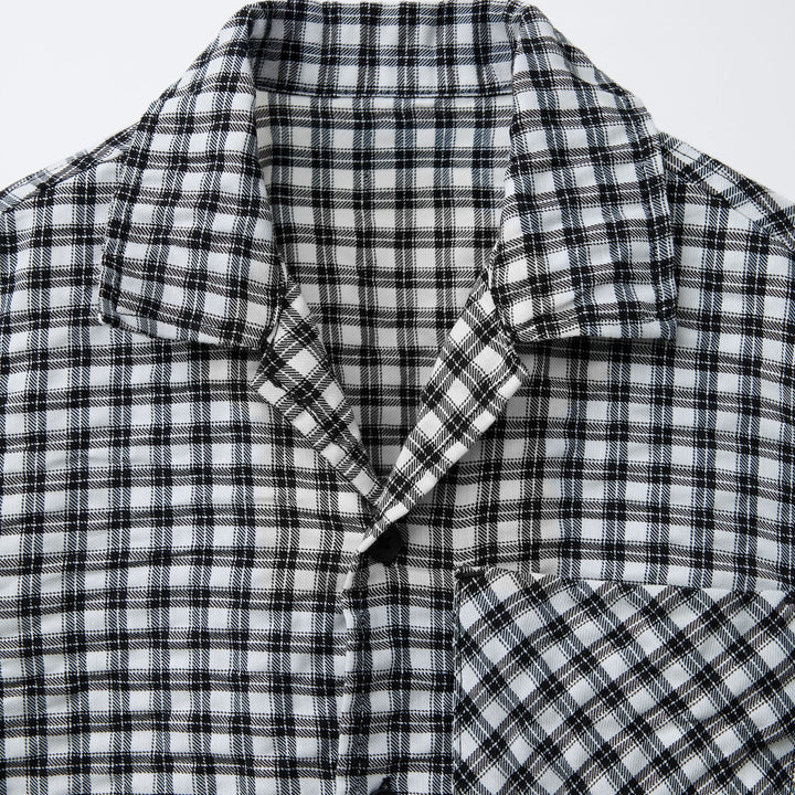 Moudda ZARA - Chemise - Carreau Froissé & Noir/Blanc - Tunisie 3