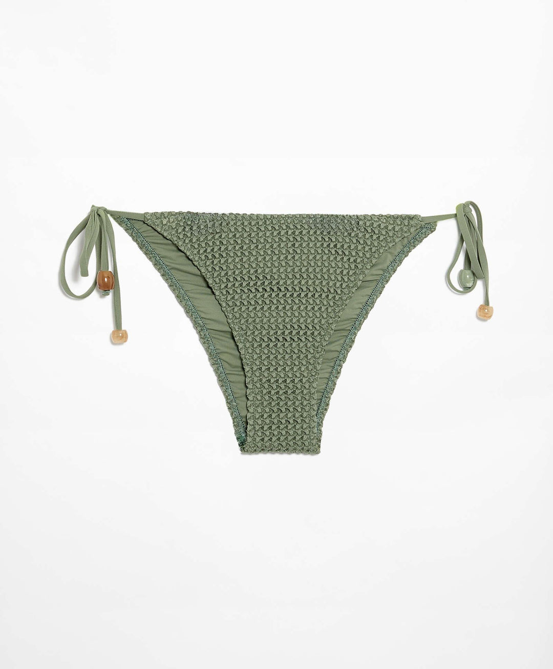 Moudda Oysho - Culotte Moyenne à Nœuds Crochet Uni - Tunisie 4