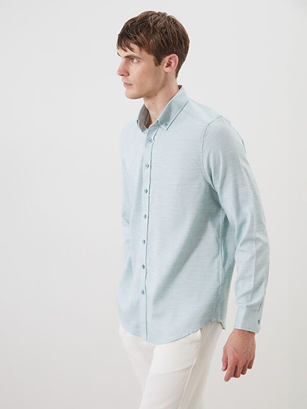 Moudda LC Waikiki - Chemise tissée à manches longues pour Hommes - Tunisie 1