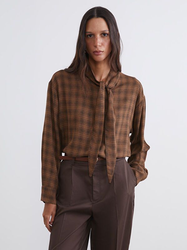 Moudda LC Waikiki - Chemise manches longues en tissu pour Femme - Tunisie 1