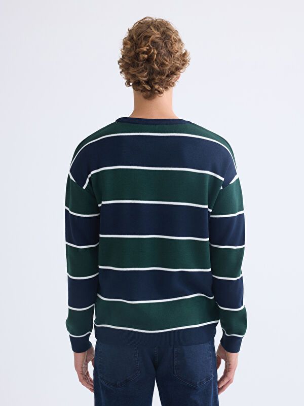 Moudda LC Waikiki - Pull tricot à rayures pour Hommes - Tunisie 4