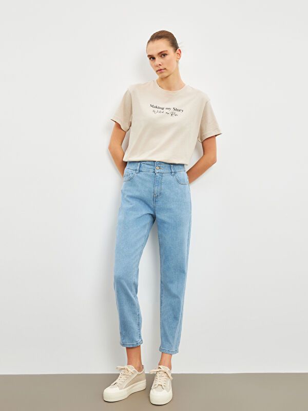 Moudda LC Waikiki - Pantalon en jean tissé cv pour Femmes - Tunisie 1